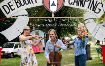 Hier is Muziek bij Buurtcamping Erasmuspark Amsterdam