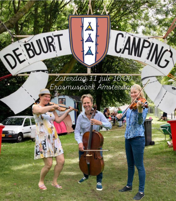 Hier is Muziek bij Buurtcamping Erasmuspark Amsterdam